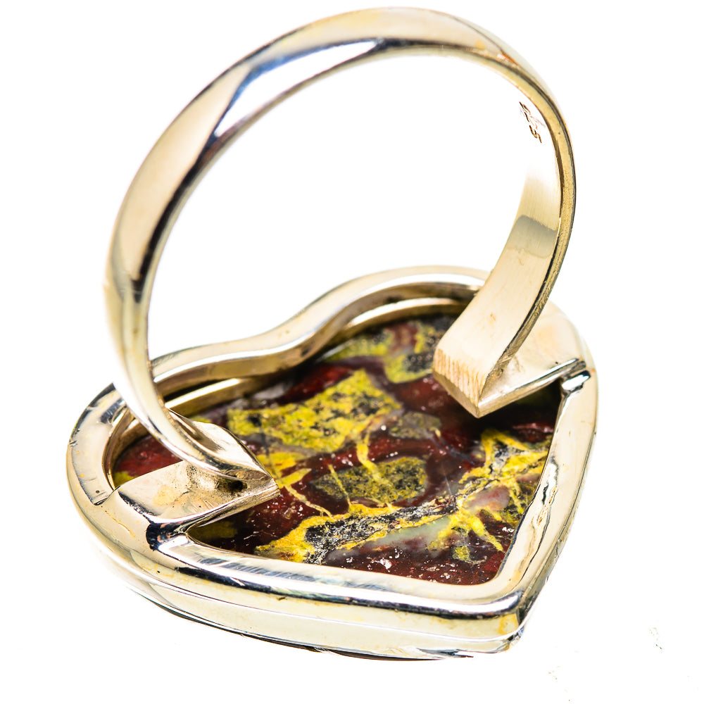 Ana Silver Co Large Rainforest Jasper Ring Size 11 (925 Sterling Silver)