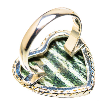 Large Swiss Green Opal Ring Size 9 (925 Sterling Silver) RING136138