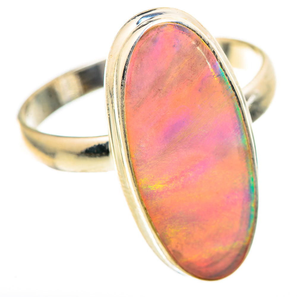 Aura Opal 925 Sterling Silver Ring Size 11.75 Ana Co R136265