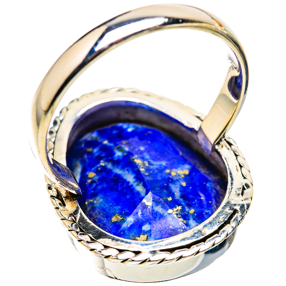 Large Lapis Lazuli Ring Size 12.75 (925 Sterling Silver) RING135762