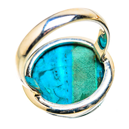 Ana Silver Co Malachite In Chrysocolla Ring Size 8.75 (925 Sterling Silver)