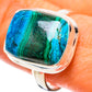 Malachite In Chrysocolla Ring Size 9.75 (925 Sterling Silver) RING135494