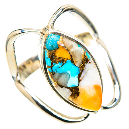 Spiny Oyster Turquoise 925 Sterling Silver Ring Size 6.25 (925 Sterling Silver) RING137434