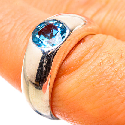 Ana Silver Co Blue Topaz Ring Size 7.75 (925 Sterling Silver)