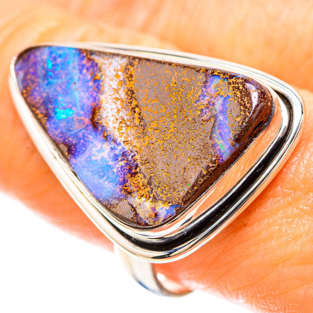 Large Boulder Opal Ring Size 9.25 (925 Sterling Silver) RING136561