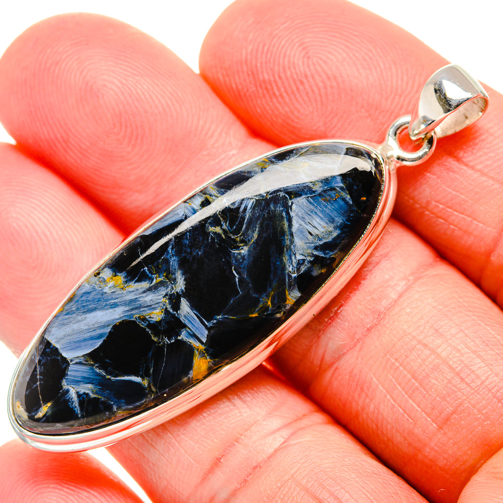 Pietersite Pendant 2 1/4"  (925 Sterling Silver) PD36905
