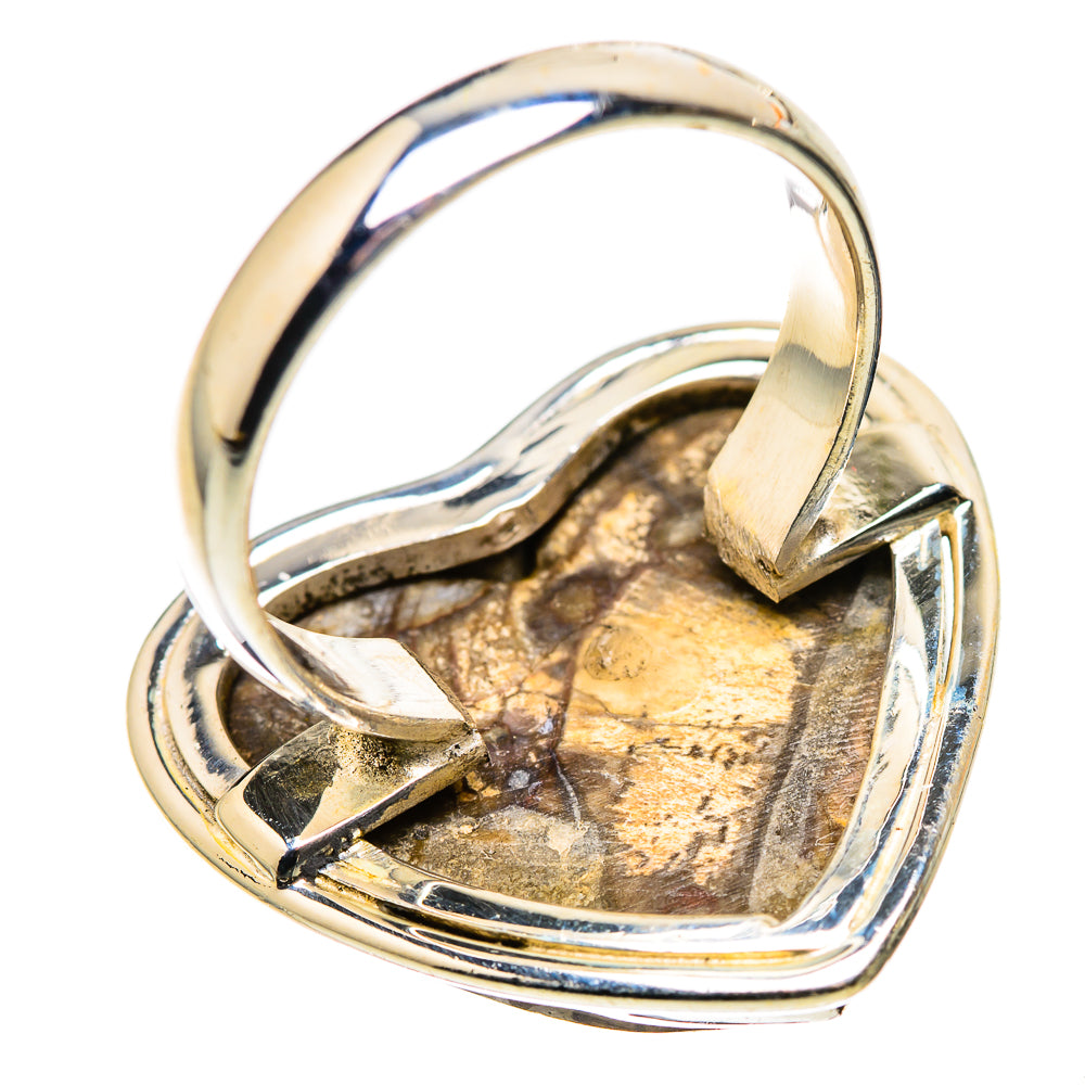 Large Laguna Lace Agate Ring Size 8 (925 Sterling Silver) RING136088