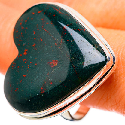 Large Bloodstone Ring Size 12 (925 Sterling Silver) RING135729