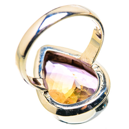 Faceted Ametrine Ring Size 7.25 (925 Sterling Silver) RING134653