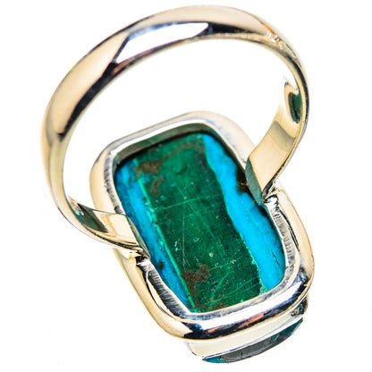 Malachite In Chrysocolla Ring Size 9 (925 Sterling Silver) RING135649