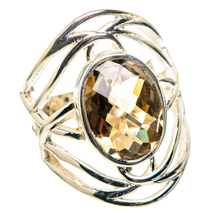 Smoky Quartz 925 Sterling Silver Ring Size 5.75 (925 Sterling Silver) RING137419