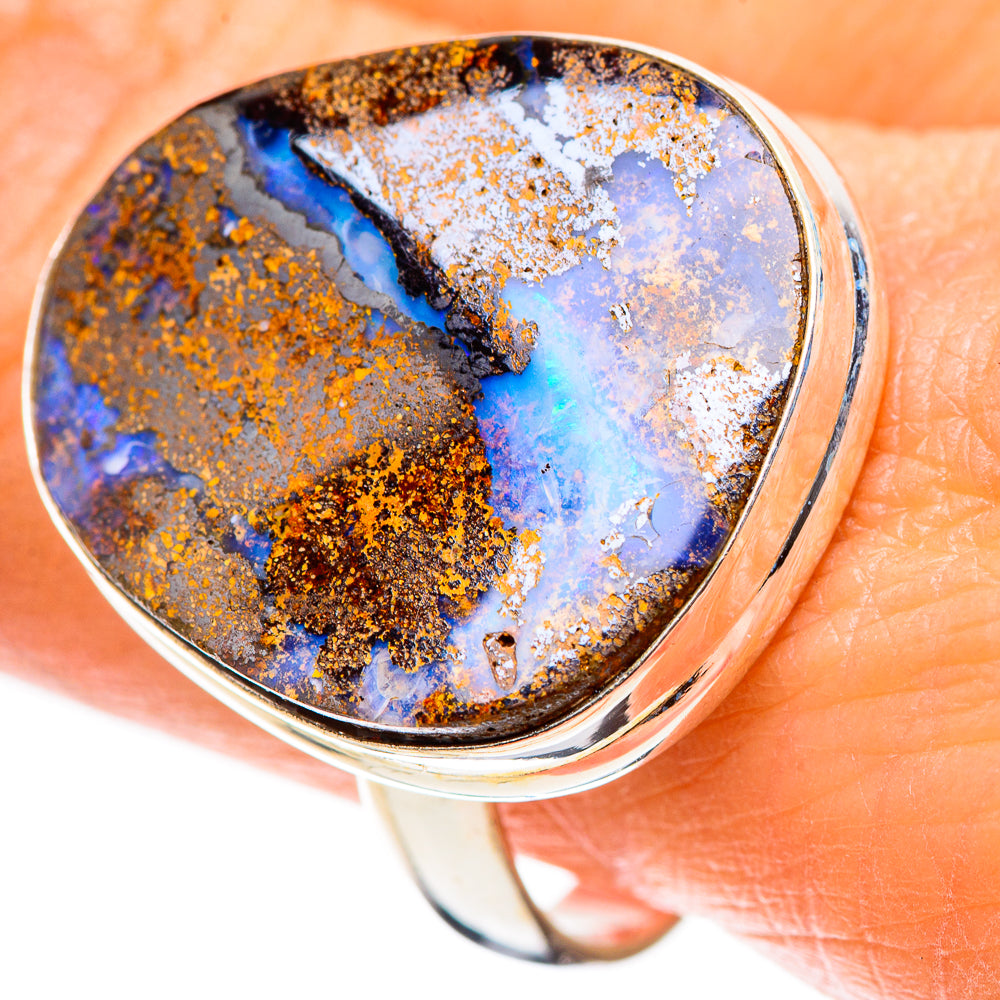Boulder Opal 925 Sterling Silver Ring Size 10 (925 Sterling Silver) RING137638