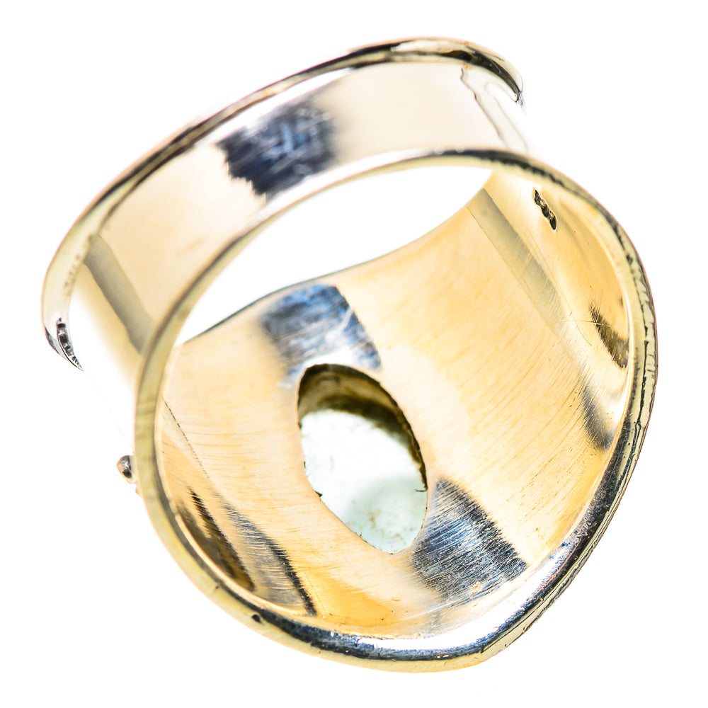 Natural Aquamarine Ring Size 6.75 (925 Sterling Silver) RING134670