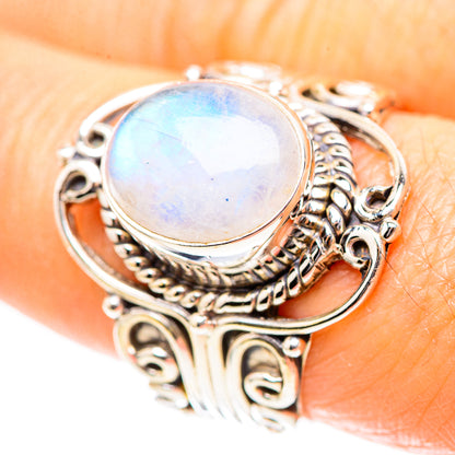 Rainbow Moonstone 925 Sterling Silver Ring Size 8.25 (925 Sterling Silver) RING137186