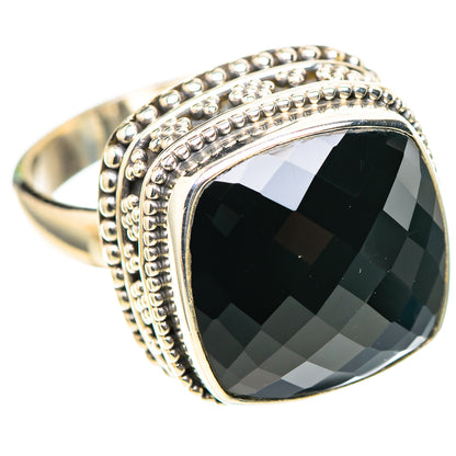 Black Onyx Ring Size 8.25 (925 Sterling Silver) RING136576