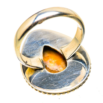 Spiny Oyster Turquoise Ring Size 6.5 (925 Sterling Silver) RING134908