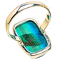 Malachite In Chrysocolla Ring Size 11 (925 Sterling Silver) RING135519