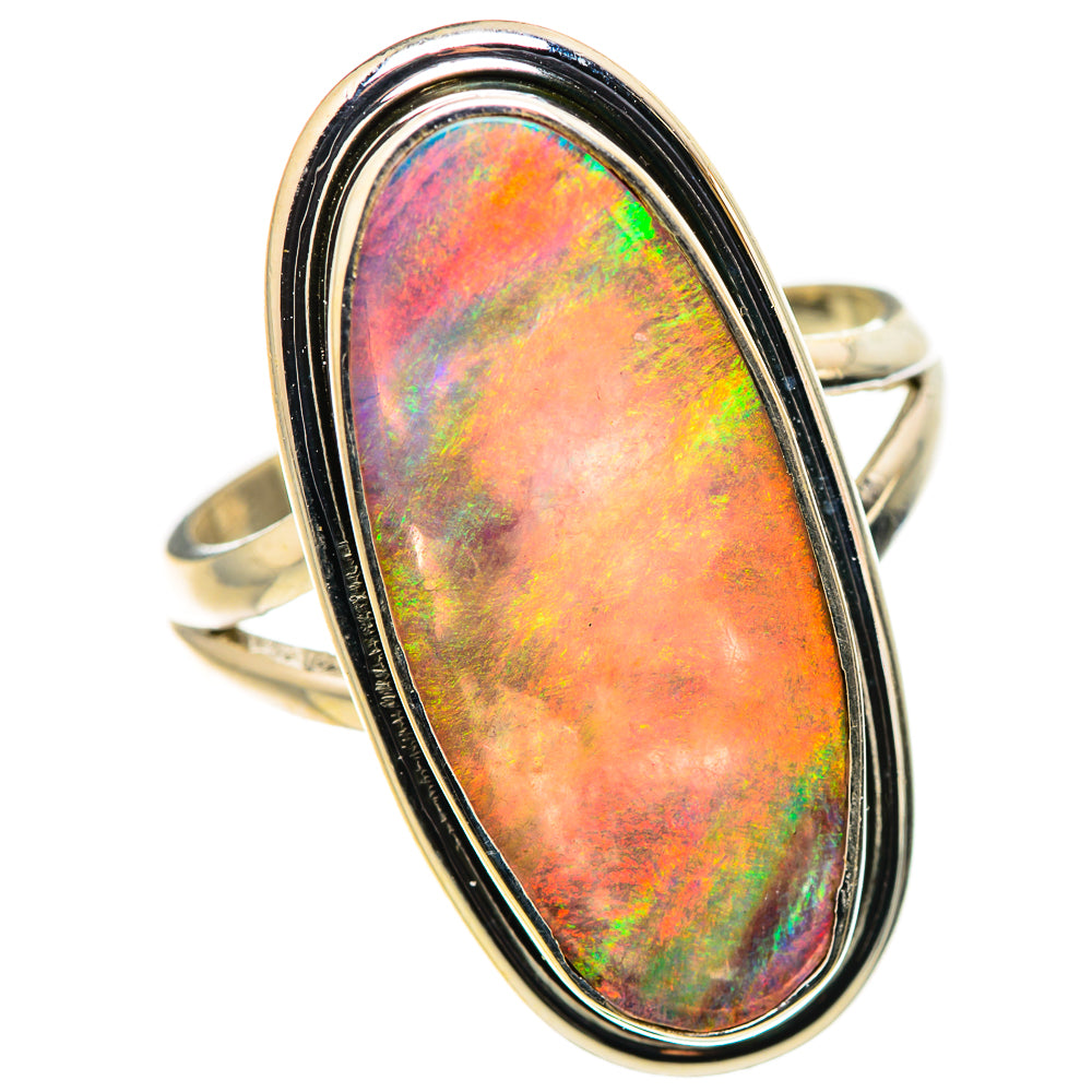 Aura Opal Ring Size 8.25 (925 Sterling Silver) RING134616