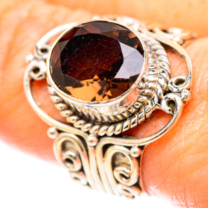 Smoky Quartz Ring Size 8.5 (925 Sterling Silver) RING137009