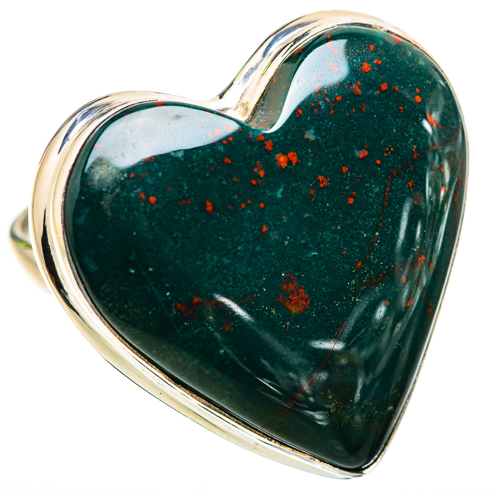 Large Bloodstone Ring Size 12 (925 Sterling Silver) RING135729