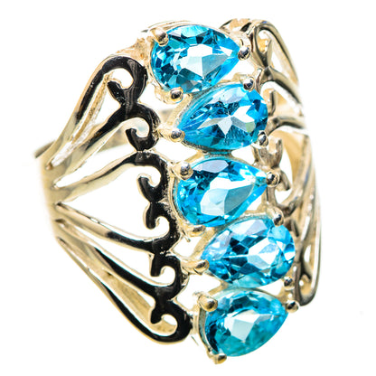 Ana Silver Co Blue Topaz Ring Size 9 (925 Sterling Silver)
