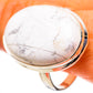 Large Howlite Ring Size 13.75 (925 Sterling Silver) RING134757