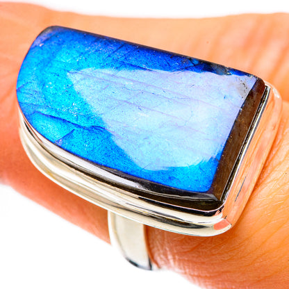 Large Labradorite Ring Size 6.5 (925 Sterling Silver) RING135758