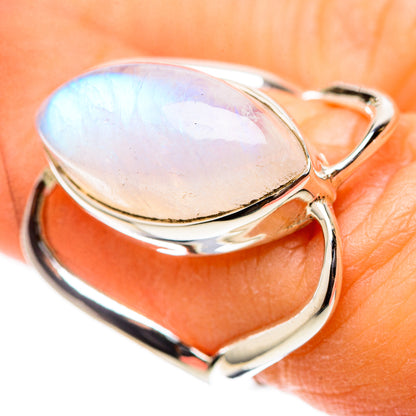 Rainbow Moonstone 925 Sterling Silver Ring Size 6.5 (925 Sterling Silver) RING137607
