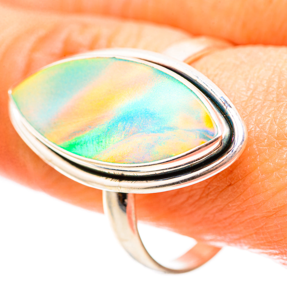 Aura Opal 925 Sterling Silver Ring Size 11.75 Ana Co R136339