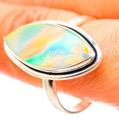 Aura Opal 925 Sterling Silver Ring Size 11.75 Ana Co R136339