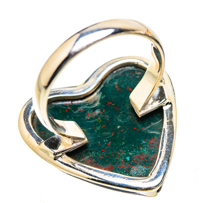Large Bloodstone Ring Size 10 (925 Sterling Silver) RING135558