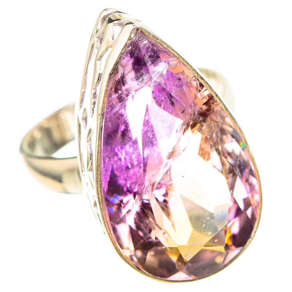 Large Faceted Ametrine Ring Size 7 (925 Sterling Silver) RING137155