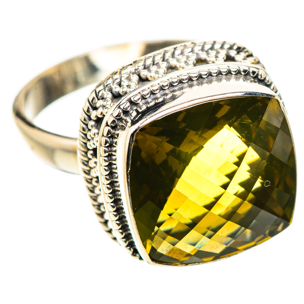 Ana Silver Co Faceted Citrine Ring Size 9 (925 Sterling Silver)