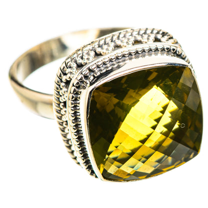 Ana Silver Co Faceted Citrine Ring Size 9 (925 Sterling Silver)