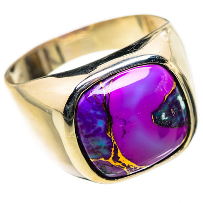 Purple Copper Composite Turquoise Ring Size 9 (925 Sterling Silver) RING134676