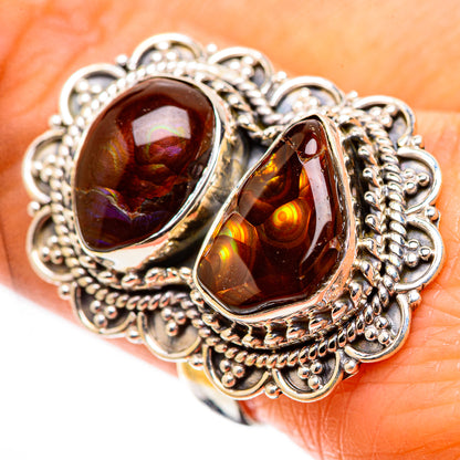 Ana Silver Co Large Mexican Fire Agate Ring Size 8.75 (925 Sterling Silver)