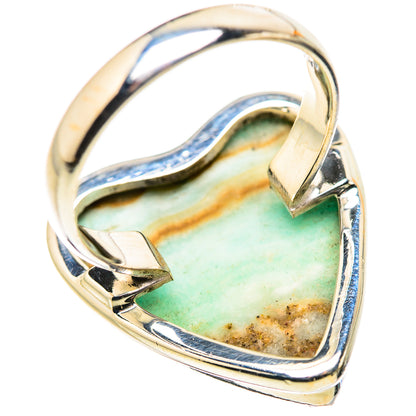 Large Blue Scheelite Ring Size 9 (925 Sterling Silver) RING134709