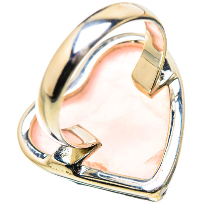 Large Rose Quartz Ring Size 7 (925 Sterling Silver) RING134717