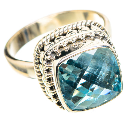 Blue Topaz 925 Sterling Silver Ring Size 7.5 (925 Sterling Silver) RING137377