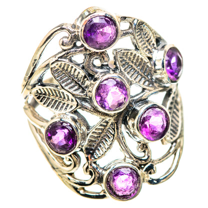 Faceted Amethyst Ring Size 6.5 (925 Sterling Silver) RING136449