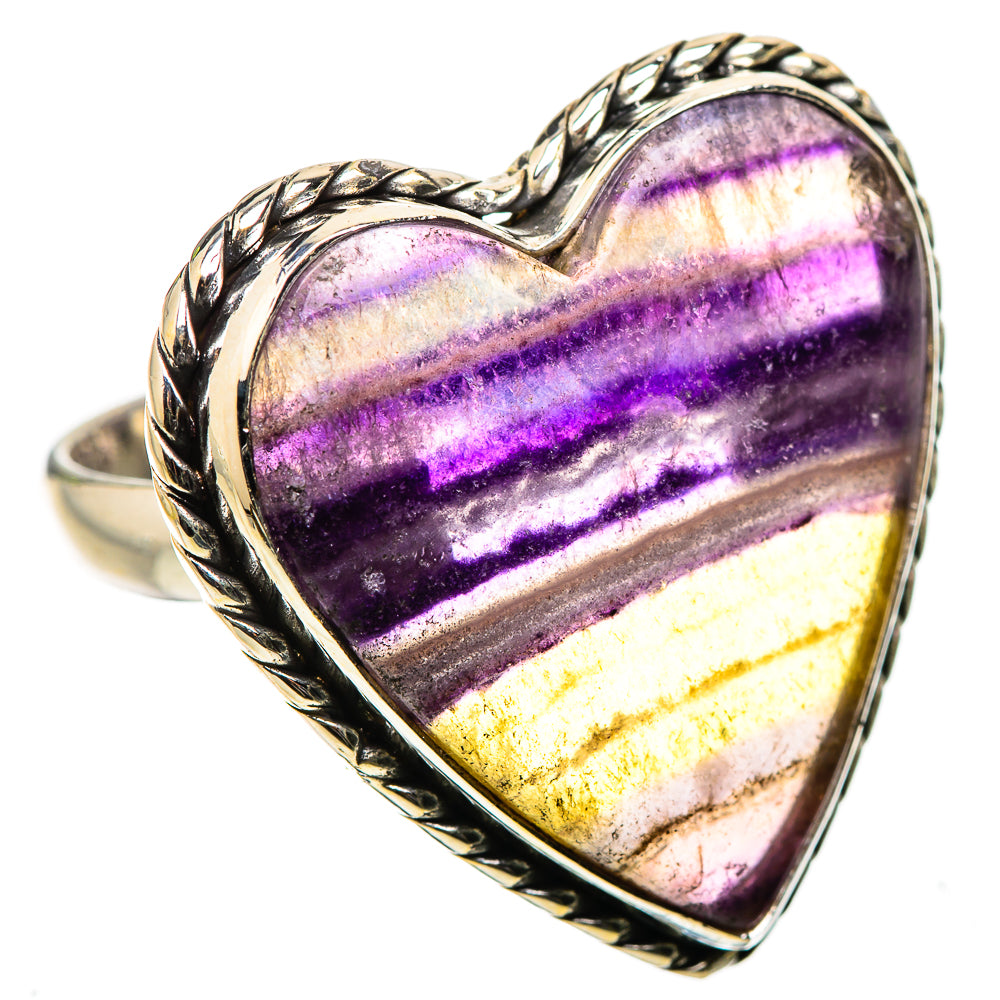 Ana Silver Co Large Fluorite Ring Size 9.75 (925 Sterling Silver)