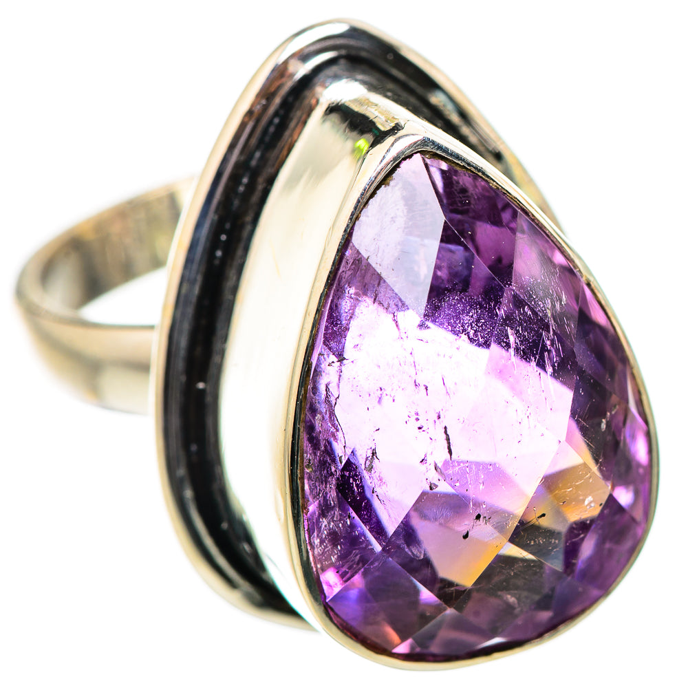Ana Silver Co Faceted Amethyst Ring Size 6.25 (925 Sterling Silver)