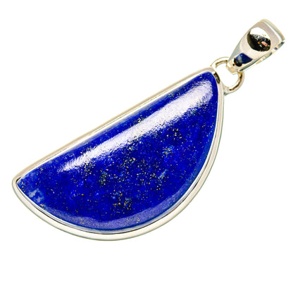 Lapis Lazuli Pendant 2" (925 Sterling Silver) PD36368