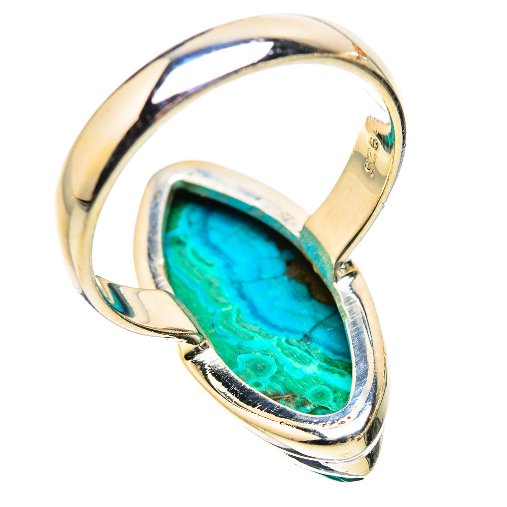 Ana Silver Co Malachite In Chrysocolla Ring Size 7.5 (925 Sterling Silver)