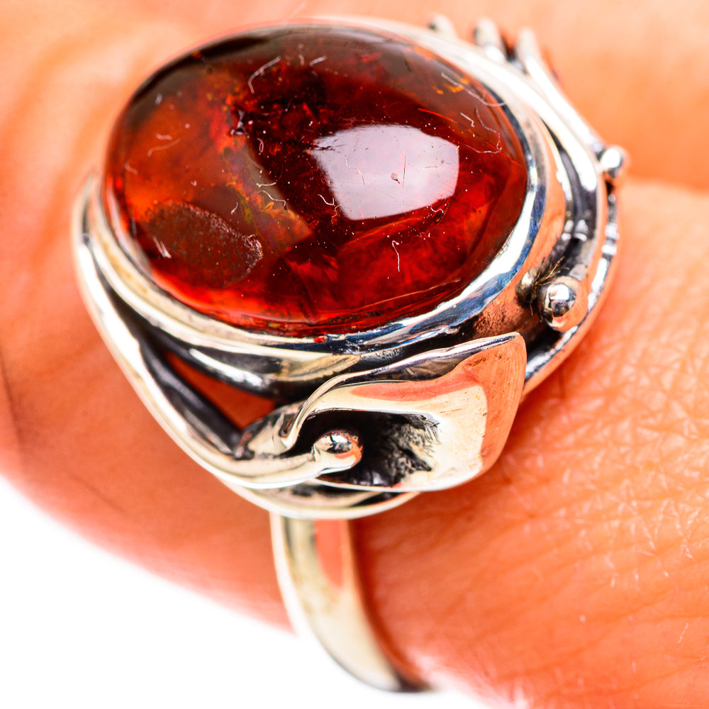 Baltic Amber 925 Sterling Silver Ring Size 8 Ana Co R136213