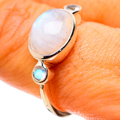 Rainbow Moonstone Ring Size 9 (925 Sterling Silver) RING134839
