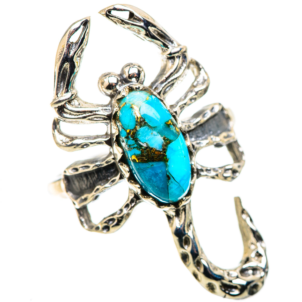 Kingman Mohave Turquoise Ring Size 8.25 (925 Sterling Silver) RING136065