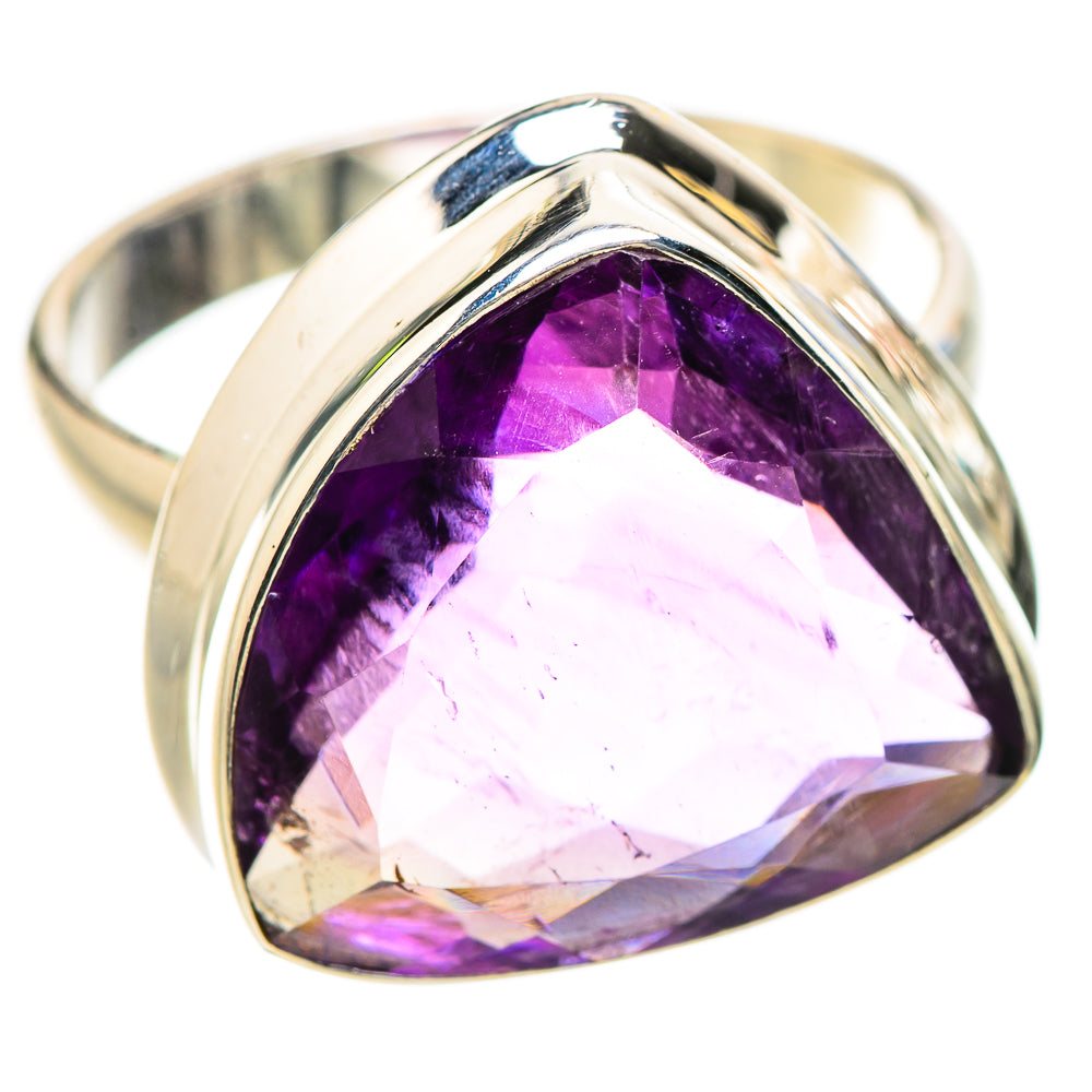 Ana Silver Co Faceted Amethyst Ring Size 8 (925 Sterling Silver)
