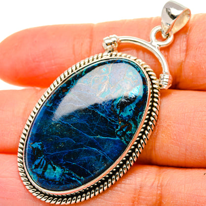 Shattuckite Pendant 2"  (925 Sterling Silver) PD37246