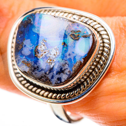 Boulder Opal 925 Sterling Silver Ring Size 9.75 (925 Sterling Silver) RING137742